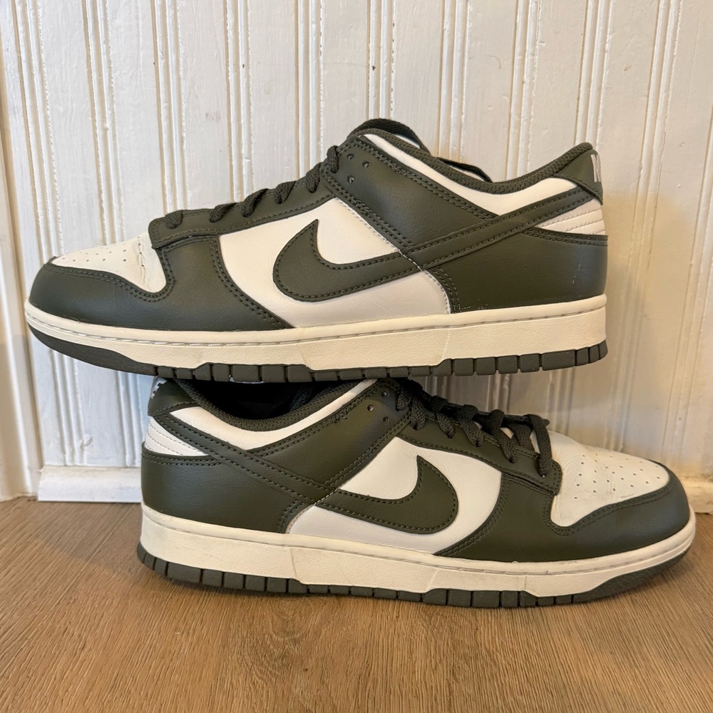 Nike Dunk Low in Olive Green and White Men’s Size 10.5 - Picture 4 of 14